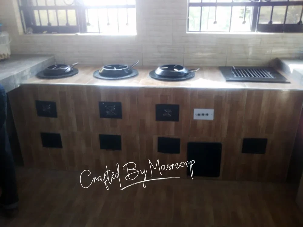 Masrcorp 3 Burners Solar Aided Stove with Oven