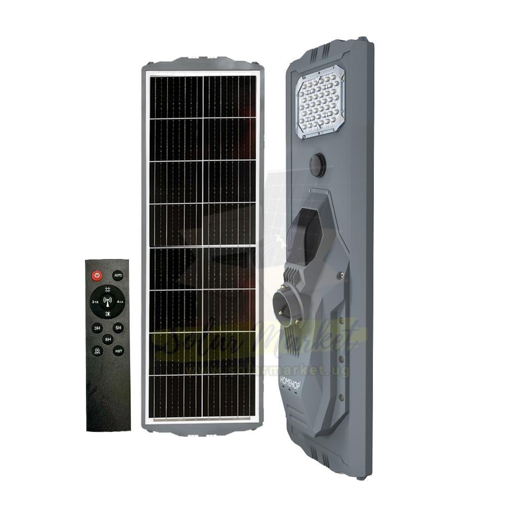 Altop 400W Solar LED Street Light for Public Road and Compound Lighting 5V 45W Solar Panel LiFePO4 3.2V 48AH Battery IP65 Die-casting Aluminium 6-8m Install Height 3-Year Warranty (0363D400-05)