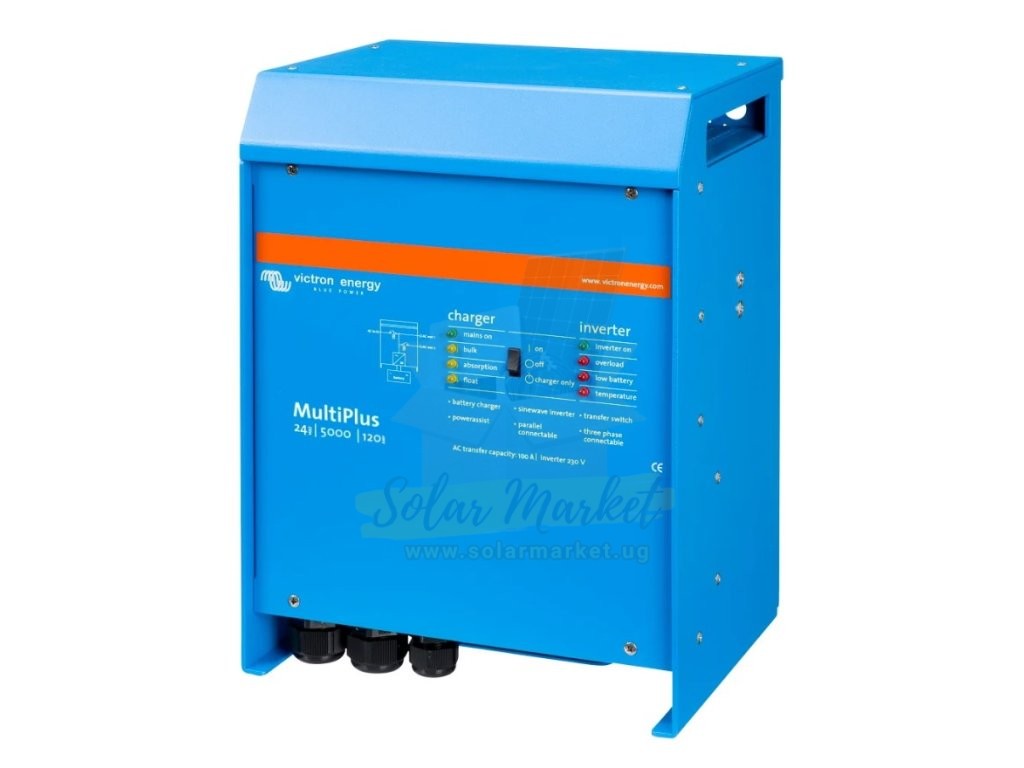The Victron Multiplus 24/5000/120 Inverter Charger for Residential solar, Commercial solar, Telecommunications