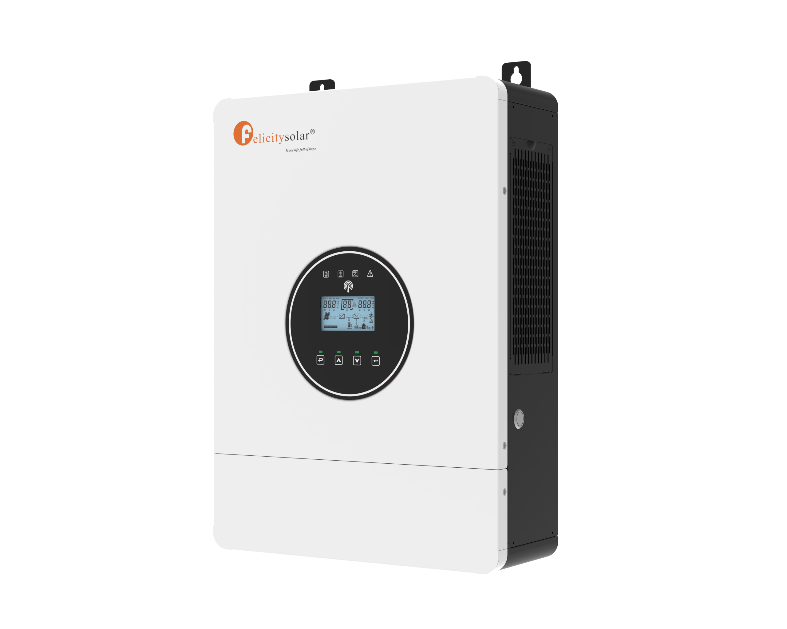 Felicity IVEM4024-II Hybrid Solar Inverter 4kVA 24V Pure Sine Wave for Residential solar, Small commercial solar