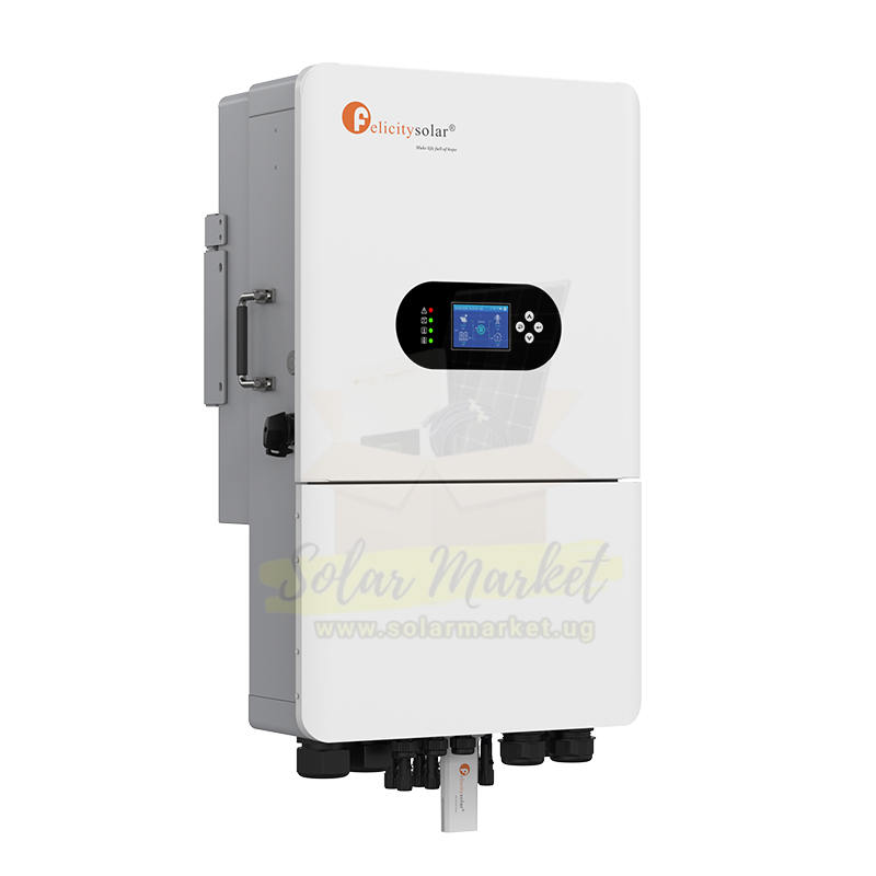 Felicity T-REX-10KLP3G01 Three Phase Hybrid Inverter 10kVA, 40V-60V, 2 MPPTs, WiFi/GPRS, RS232/RS485, IP65, for Residential Solar, Commercial, Mini-grid and Rural