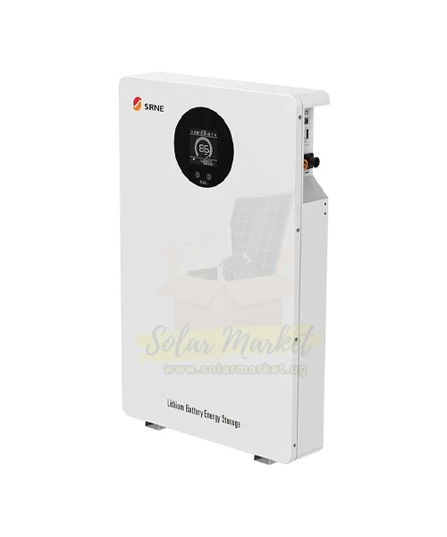 SRNE 5.12kWh 100Ah 48V LiFePO4 Lithium Battery EOS05B – Wall Mounted Solar Battery