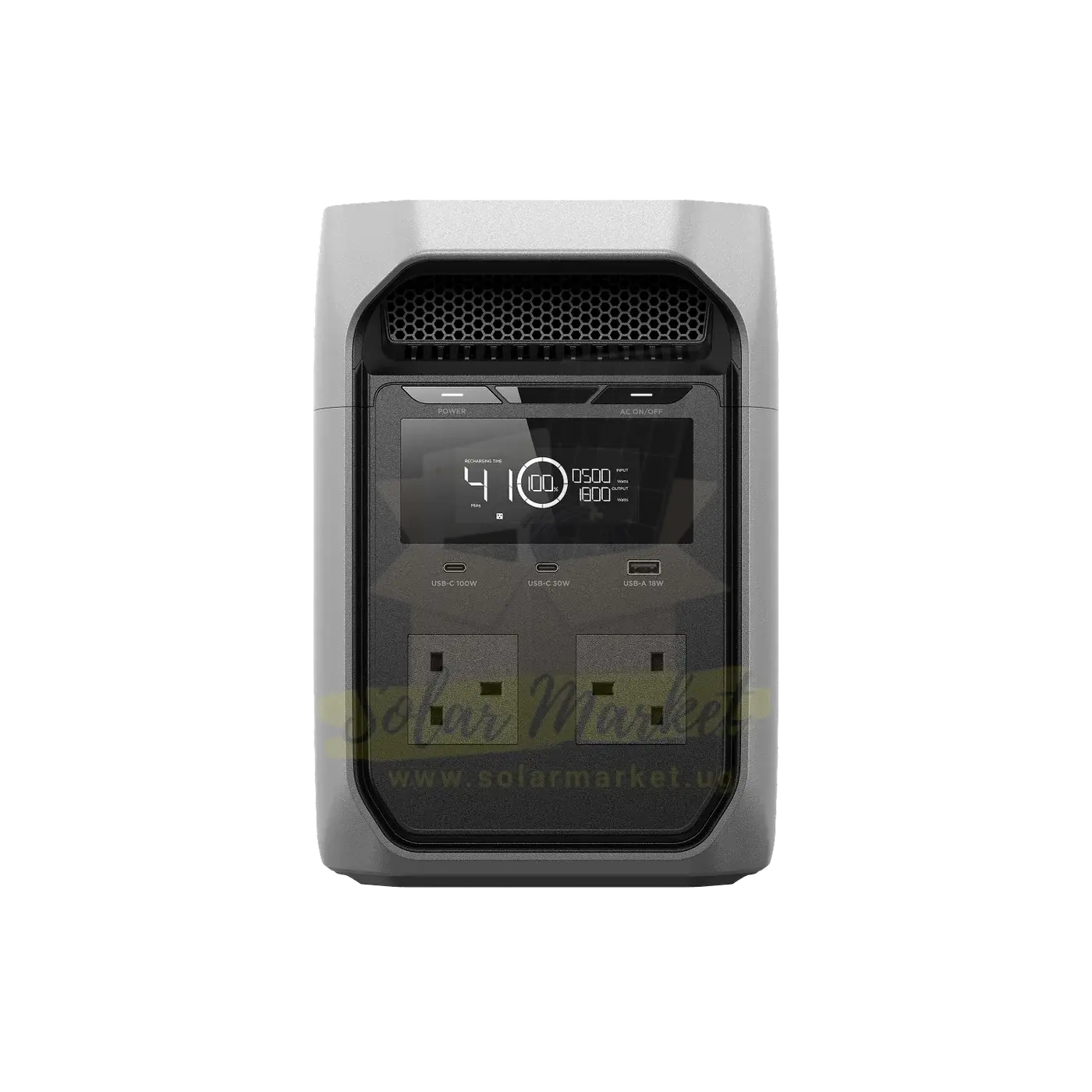 Ecoflow DELTA 3 Classic 1kWh Portable Power Station for Home Backup and Outdoor Use 1800W AC Output 120V 10ms UPS LFP Battery 5-Year Warranty