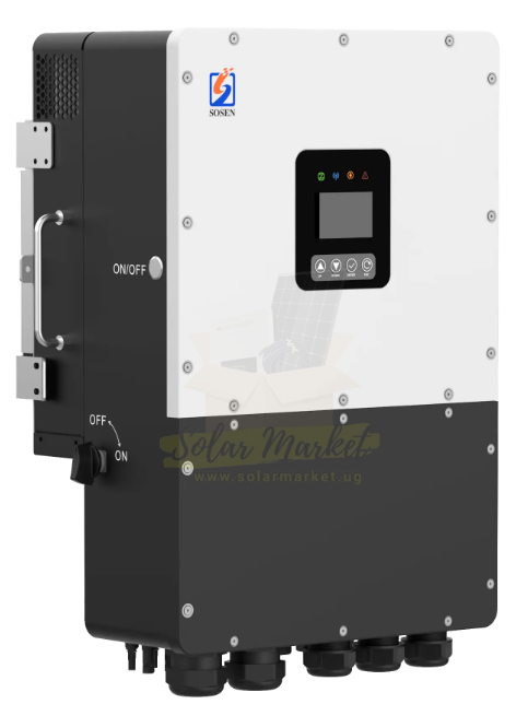 Sosen HL20K-P3EU 20kW Three-Phase Hybrid Inverter for Commercial and Industrial Solar Backup 380/400V 51.2V Battery IP66