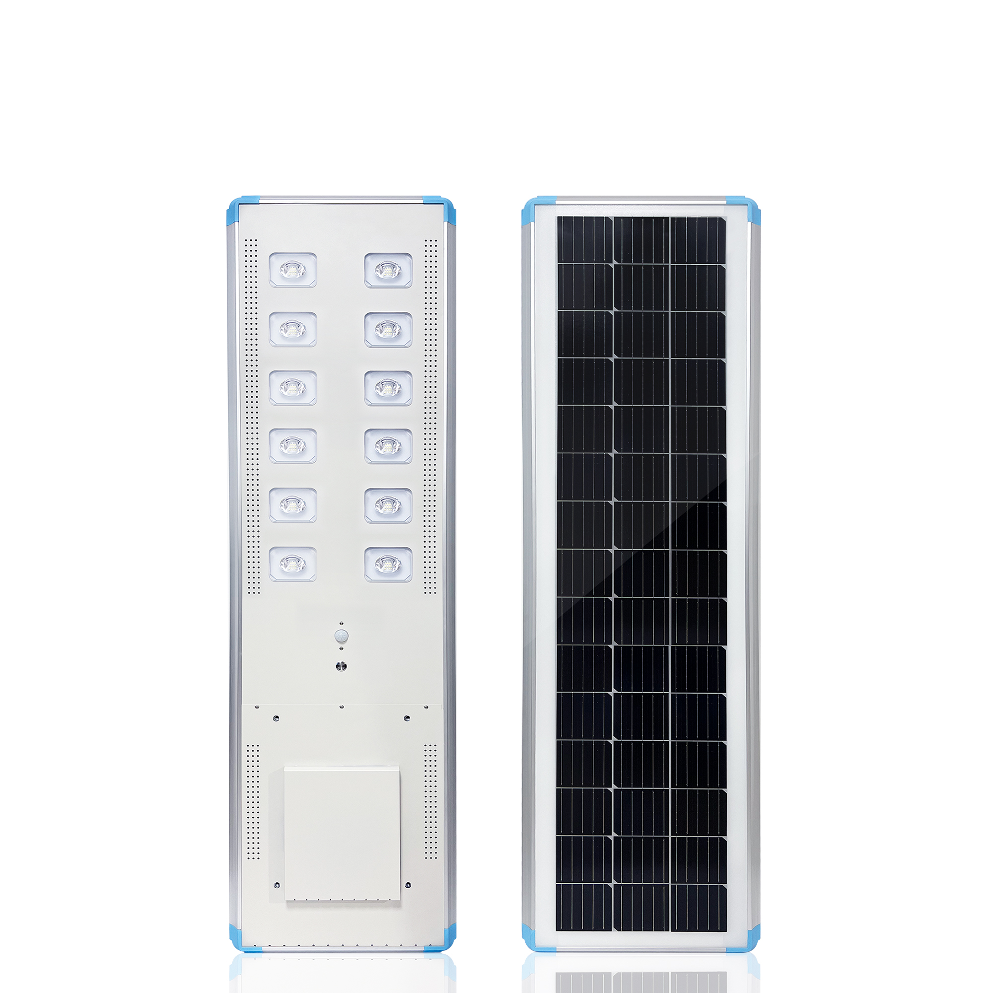 Cworth 105W Solar Panel 560Wh Lithium Battery Street Light for Remote Area and Compound Lighting 21600lm 6500K IP65 (C2-C100W)