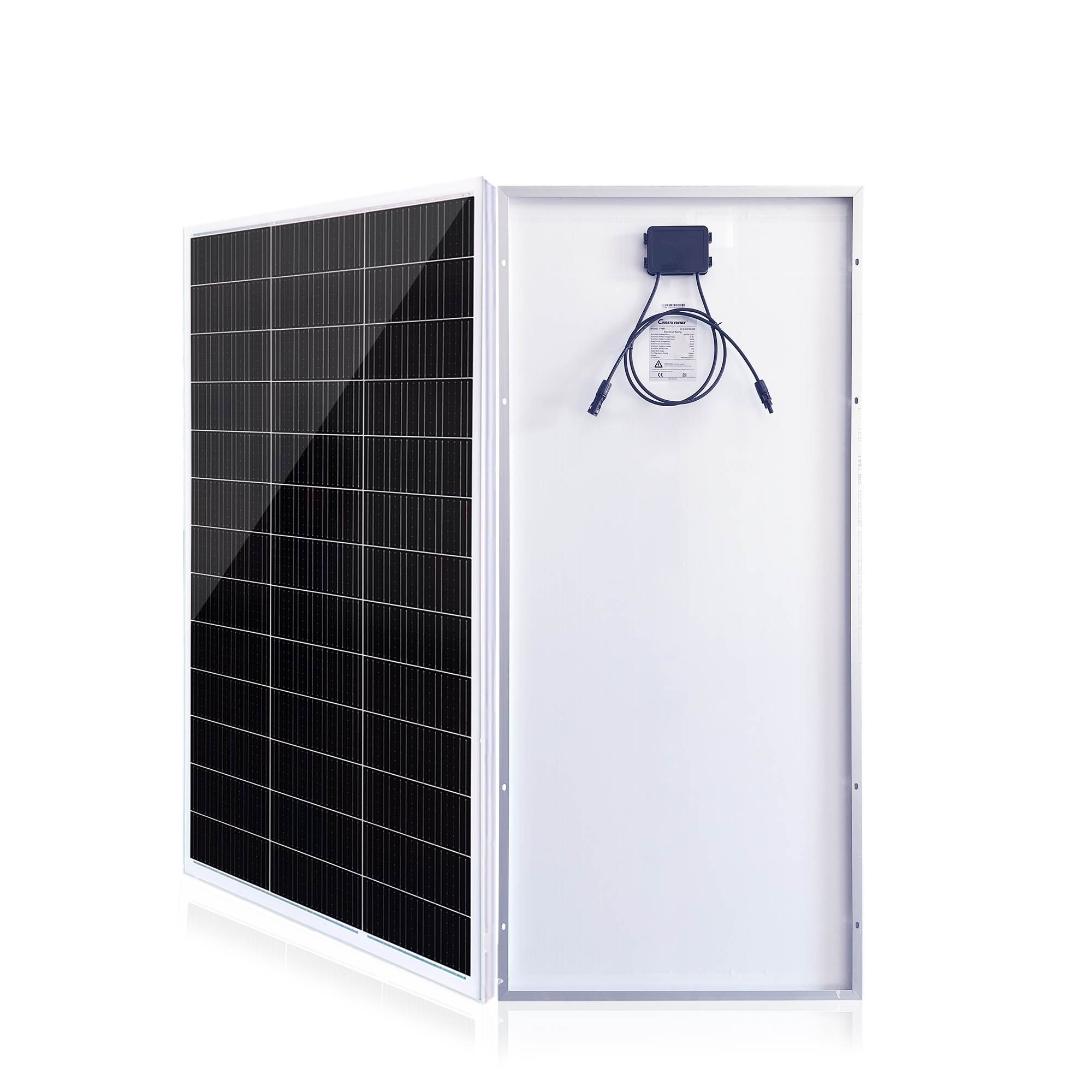 Cworth 600W Solar Panel for Residential and Commercial Solar Backup, MONO TOPCon 144 Cells, 22.3% Efficiency, 1000/1500VDC System Voltage, IP68 Junction Box, 12-Year Product Warranty (CE-600W)