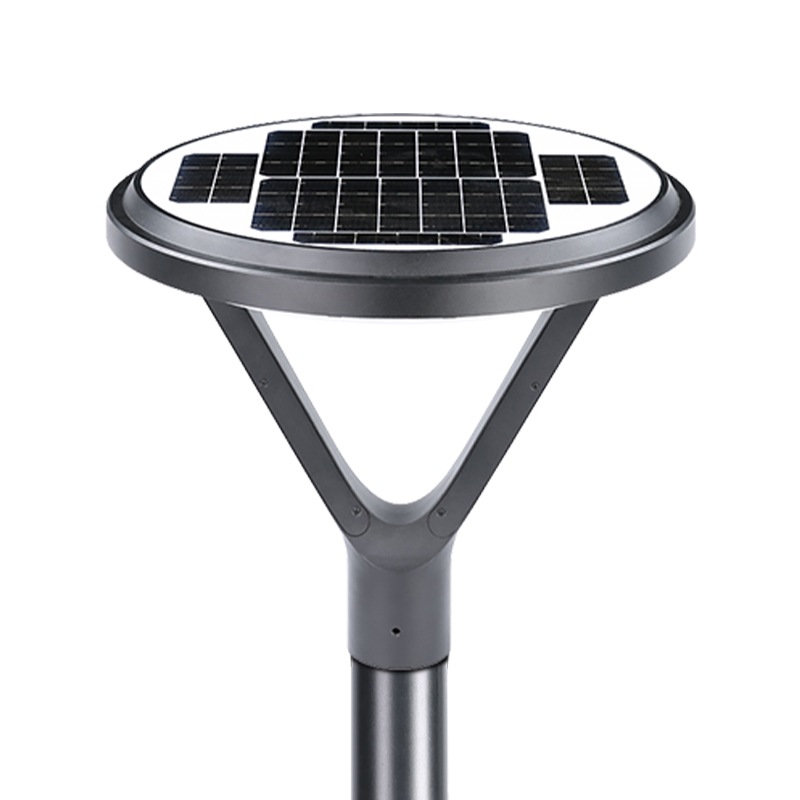 Entelechy 20W Monocrystalline Solar Street Light with 3.2V 20000mAh LiFePO4 Battery, 80pcs SMD2835 LED, IP65 Aluminium Housing, 3000~6500K CCT, for Outdoor Area and Pathway Lighting (BST-GGD-004)