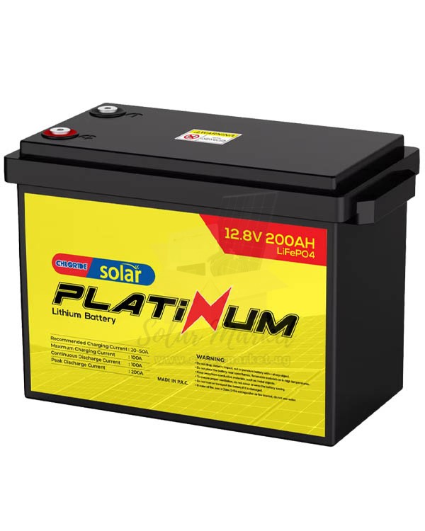 Chloride Exide Platinum 200Ah 12V Lithium Battery – Long-Lasting High-Capacity Solar Battery for Bigger Homes & Backup Systems
