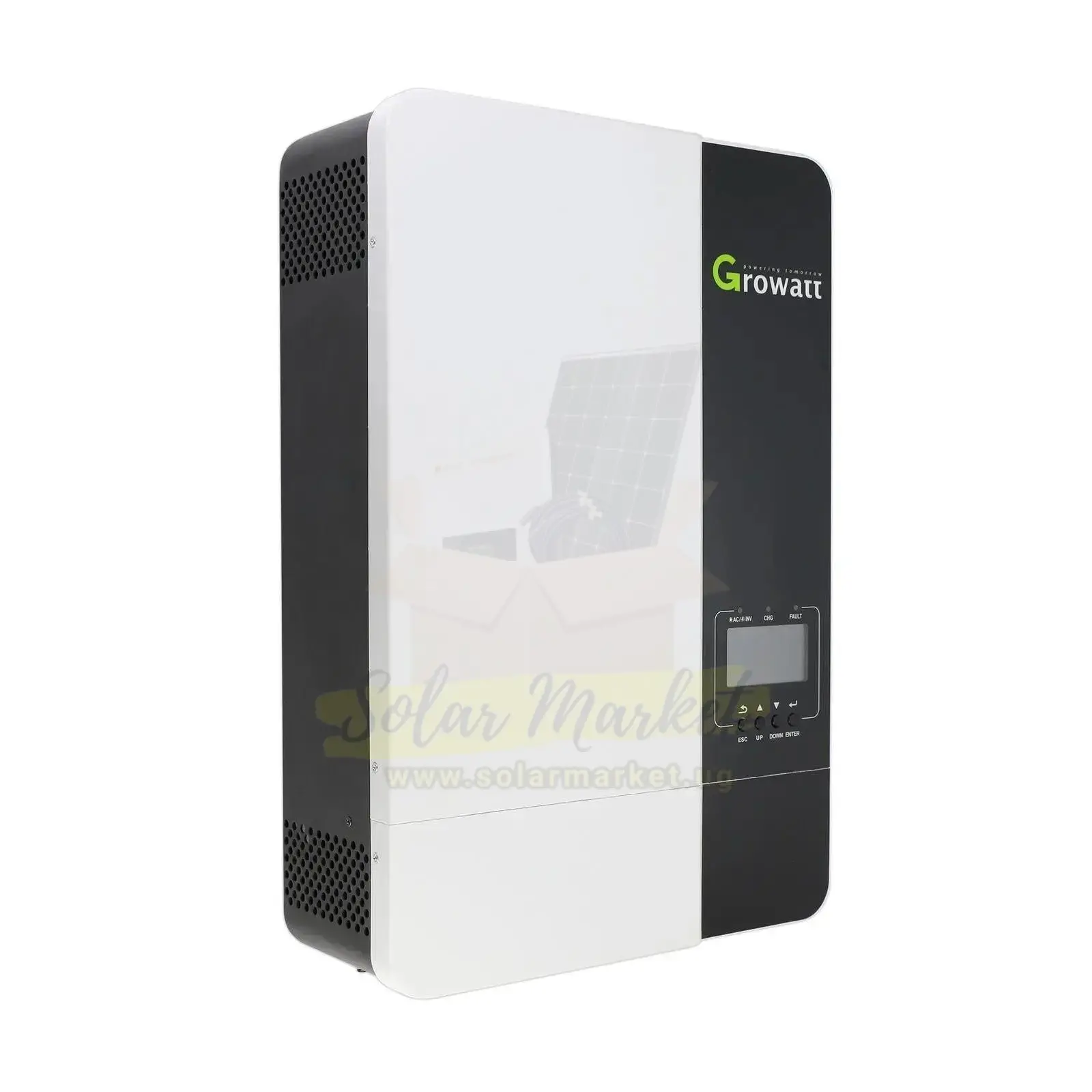 Growatt 3.5kVA Hybrid Inverter for Home and Small Business Backup 48VDC 230VAC Output 120-430VDC MPPT Range Expandable to 6 Units IP20 (SPF-3500-ES)