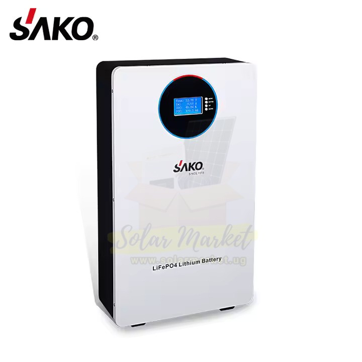 Sako 10kWh 48V 200Ah LiFePO4 Lithium Battery – SK-51.2V200Ah for Hybrid Solar Inverters