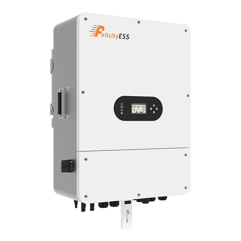 Felicity T-REX-10KLP3G01 Three Phase Hybrid Inverter 10kVA 40V, 2 MPPTs, WiFi/GPRS, RS232/RS485, for Residential Solar, Commercial, Mini-grid and Rural