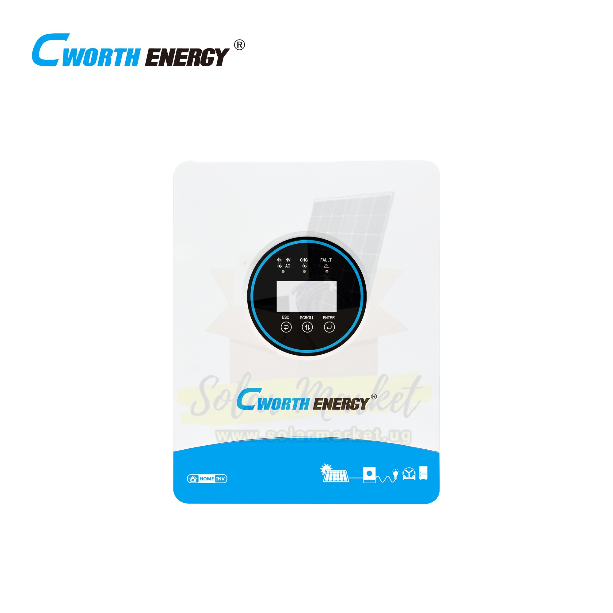 1500W Hybrid MPPT Off-grid Inverter (1.8KVA) with 3-Year Warranty