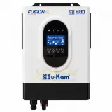 Sukam 1.2kVA/1200W Hybrid Inverter for Home and Small Business Backup 12VDC 230VAC Output MPPT 20-100VDC 50A Charge Pure Sine Wave LCD Display (FX1000-12S)