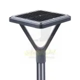 Entelechy 20W Solar Street Light with LiFePO4 Battery for Outdoor Area Lighting 5V 20W Monocrystalline Panel 80pcs SMD2835 LED 3000~6500K CCT 3.2V 20000mAh Battery IP65 Aluminium Housing (BST-GGD-003)