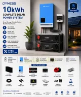 Dyness Complete Solar System for Home backup power and Small business energy (10kwh)