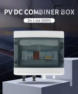 Solar Pv Combiner Box 32A Dcdb 2 In 1 Out