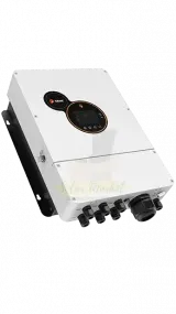 SRNE 6kW Hybrid Inverter for Home and Small Business Backup 48V 230VAC Dual MPPT 120-450VDC Expandable to 6 Units IP65 5-Year Warranty (HESP4860S100-H)