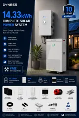 Dyness Complete Solar System for Home backup during and Small business energy (14.33kwh)