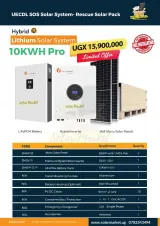 10Kwh Complete Lithium Home Solar System Kit Maxx 10Kwh 8kW Hybrid Inverter