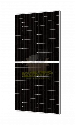 SRNE 600W Monocrystalline Solar Panel for Residential and Commercial Solar Backup with 144 Half-Cell Technology, Anti-Reflection Coated Glass, MC4 Connectors (GS600N-144M)