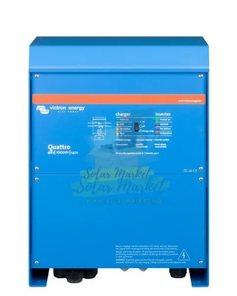 Victron 48/10000/140-100/100 Inverter Charger 48V Three Phase for Large residential, Commercial solar, Hybrid