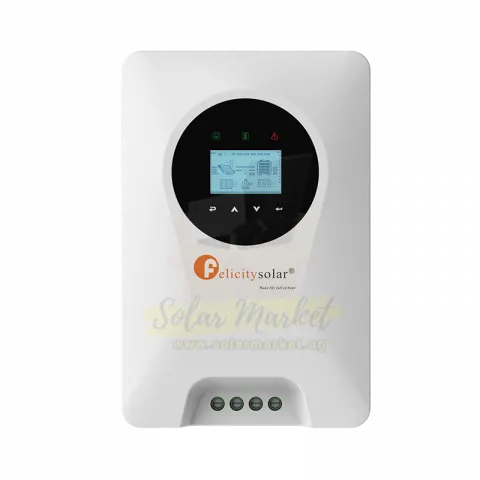 Felicity 120A MPPT Solar Charge Controller for Off-Grid Solar Systems 12V/24V/48V Auto-Detect 200V PV Input Li-Ion Compatible (SCCM12048-III)