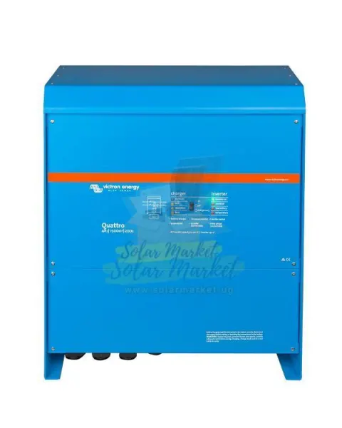 Victron Quattro 48/15000/200-100/100 15kVA 12000W 48V Inverter Charger for Commercial and Large Home Backup, 200A Charger, Single Phase