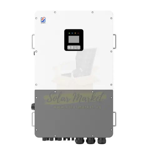 Sosen 40kW Three Phase Hybrid Inverter for Commercial and Industrial Solar Backup 380/400VAC 4 MPPT 150-850VDC Range 8 Units Parallel IP66 (SSE-HH40K-P3EU)