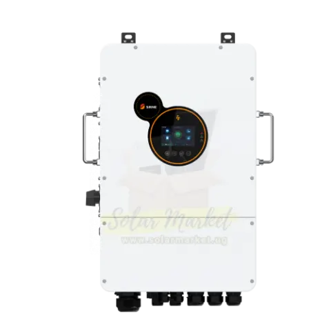 SRNE 12kW Hybrid Inverter for Home and Small Business Backup 48V 230/400VAC Three-Phase Dual MPPT 200-650VDC 260A Hybrid Charging Expandable to 6 Units IP65 5-Year Warranty (HESP48120H3)