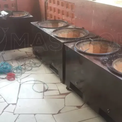 Solar Aided Commercial Double Burner Stoves