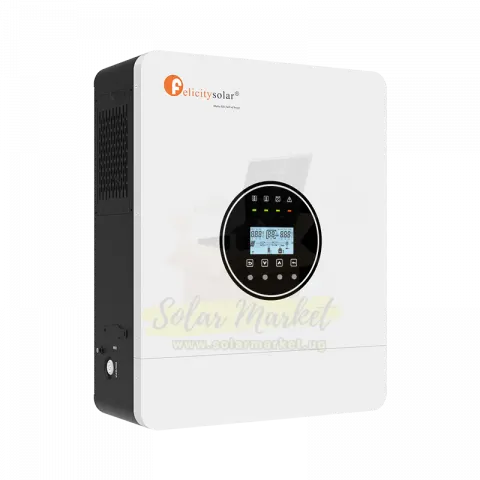 Felicity IVEM6048 Hybrid Inverter 6kVA 48V, 12 Parallel, BMS Communication, for Residential Solar, Small Commercial Solar, Off-grid and Hybrid