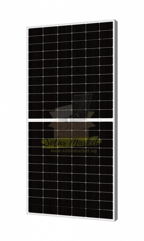 SRNE 600W Monocrystalline Solar Panel for Residential and Commercial Solar Backup with 144 Half-Cell Technology, Anti-Reflection Coated Glass, MC4 Connectors (GS600N-144M)