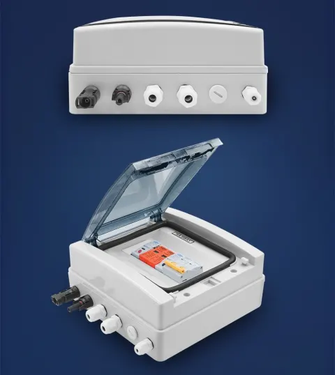 Solar Pv Combiner Box 32A Dcdb 1 In 1 Out