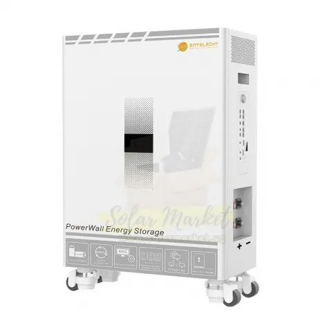 Entelechy 15.36kWh 51.2V 200A Solar Battery for Home and Small Business Backup 95% DoD 6000 Cycles RS485/CAN/RS232 IP21 (BST-PWBA48300)