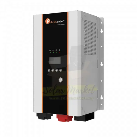 Felicity 3.5kVA 2800W Low Frequency Hybrid Inverter for Home and Small Business Backup 24VDC Input 50/60Hz Output Lithium Battery Communication (IVPS3524)