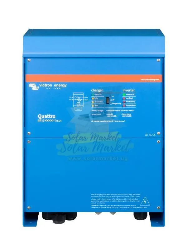 Victron 48/10000/140-100/100 Inverter Charger 48V Three Phase for Large residential, Commercial solar, Hybrid