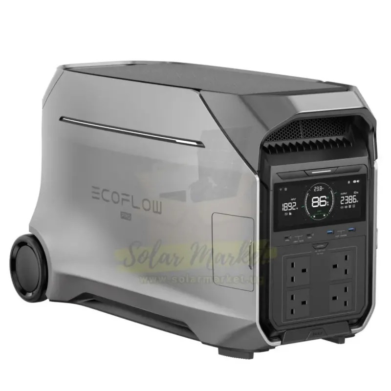 Ecoflow DELTA Pro 3 4kWh Portable Power Station for Home Backup and Outdoor Use EV-Grade LFP Battery 4000W AC Output Dual 120V/240V Expandable to 48kWh 5-Year Warranty