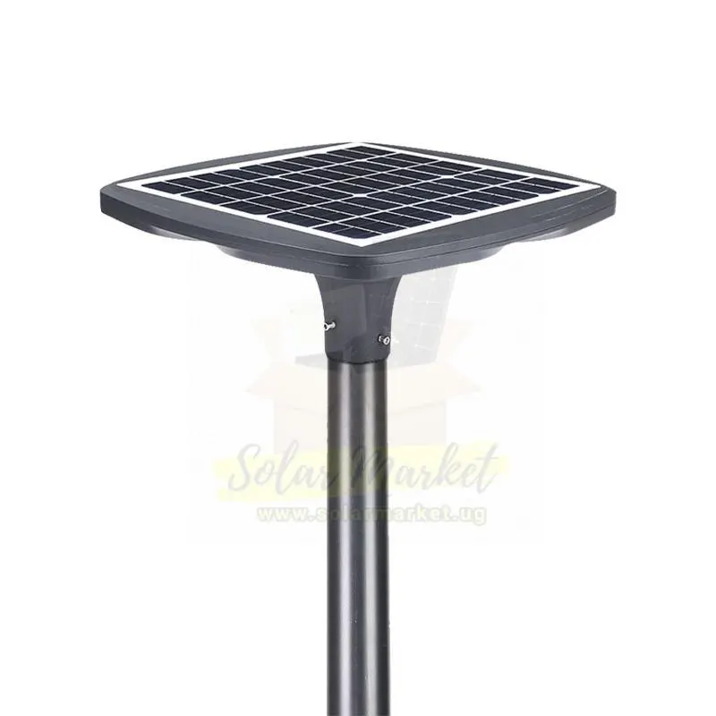 Entelechy 20W Solar Street Light with LiFePO4 Battery for Outdoor Area Lighting 5V Monocrystalline Panel 80pcs SMD2835 LED 3000~6500K CCT 3.2V 20000mAh Battery IP65 Aluminium Housing (BST-GGD-005)