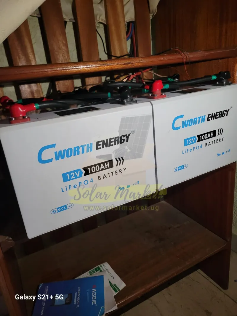 Cworth Energy Gcl 12100 12V 100Ah Lithium Battery 3 Years Warranty