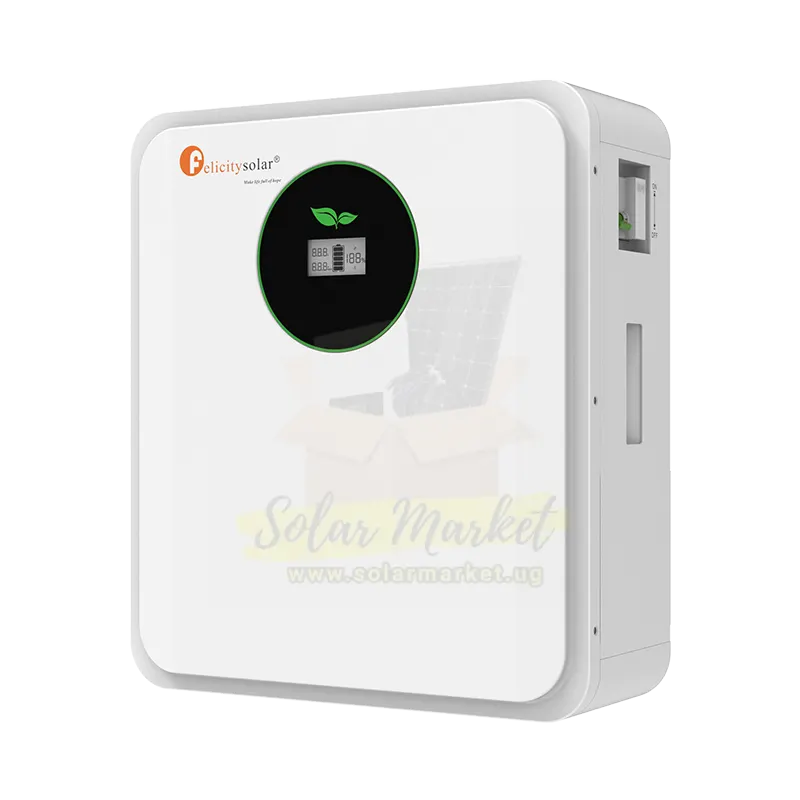 Felicity FLA24100 2.56kWh 25.6V 100Ah LiFePO4 Battery For Home Solar Backup, Small Office Power Storage Floor-Mounted