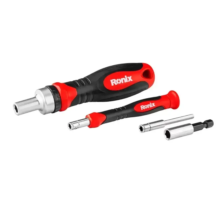 Ronix Tools & Equipment Versatile Set: Includes 56 pieces of precision screwdriver bits in various sizes and types, suitable for different types of screws commonly used in solar applications.
