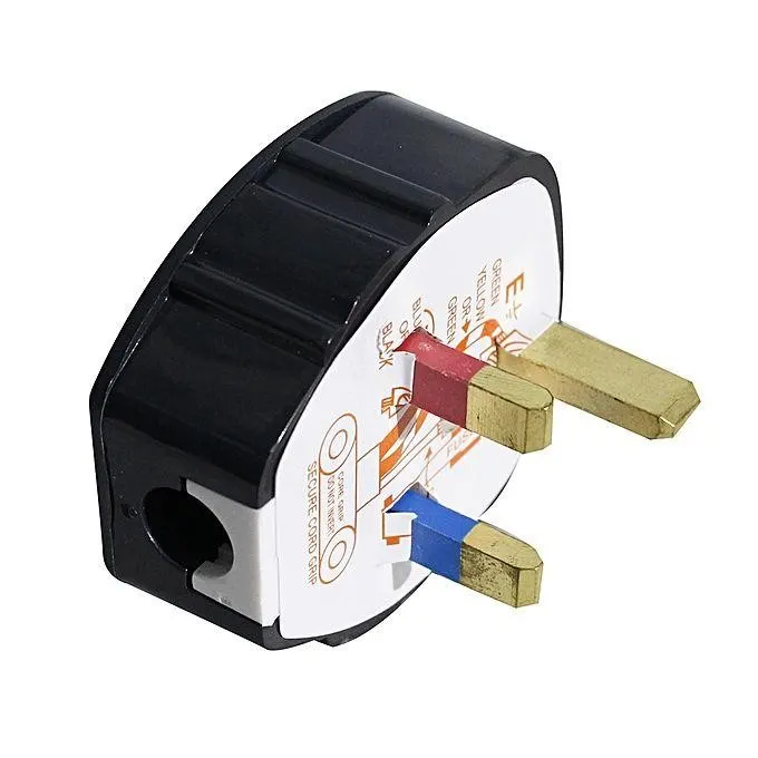 Top Plug 3 Pin Uk