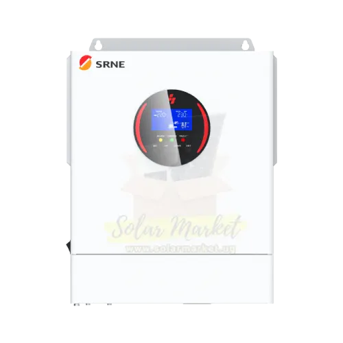 SRNE 5kW Hybrid Inverter for Home and Small Business Backup 48V 230VAC Output Single MPPT 60-450VDC 100A Hybrid Charge 2-Year Warranty (AFP4850S100-H)