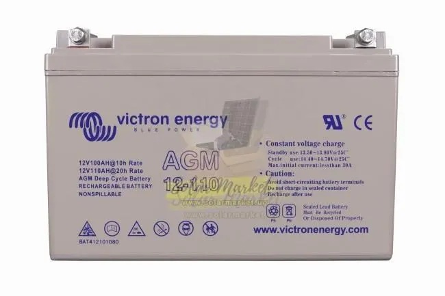 110Ah 12V Victron AGM Deep Cycle Solar Battery