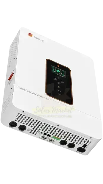 SRNE 12kW Hybrid Inverter for Three-Phase Commercial Backup 48V 230/400Vac Dual MPPT 800Vdc 6-Parallel RS485/CAN (ASP48120H3)