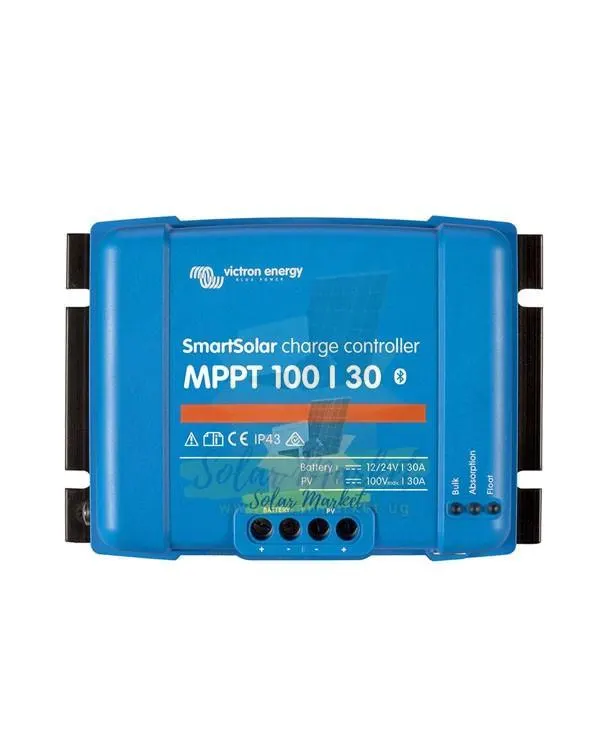 Victron MPPT 100/30 MPPT Charge Controller 24V for Residential solar, Small commercial solar, Off-grid and hybrid