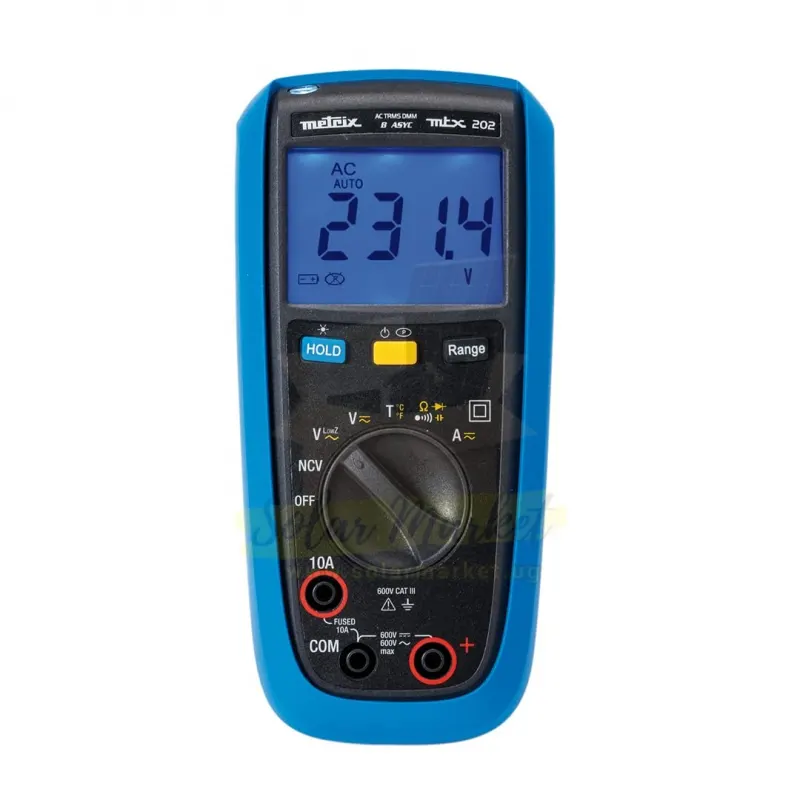 Chauvin Arnoux Metrix Mtx 202 Digital Multimeter Trms AC Tester With Ncv Backlight