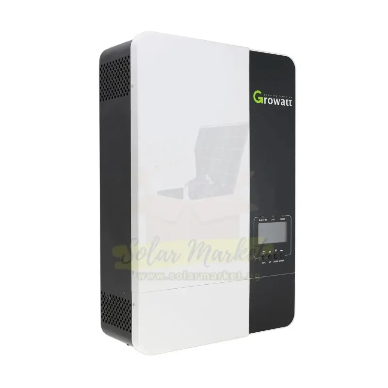 Growatt 3.5kVA Hybrid Inverter for Home and Small Business Backup 48VDC 230VAC Output 120-430VDC MPPT Range Expandable to 6 Units IP20 (SPF-3500-ES)