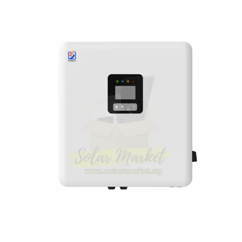Sosen 8kW Hybrid Inverter for Home and Small Business Backup 51.2V Battery Voltage Dual MPPT 120-500VDC 160A Charge/Discharge Parallel up to 8 Units IP65 (SSE-HL8K-P1EU)