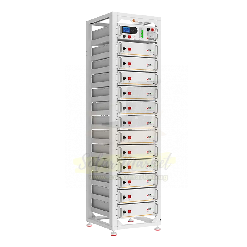 Felicity 61.44kWh 614.4V 100Ah LiFePO4 High Voltage Battery FLH48100UG2M12 for Commercial solar storage, Three-phase inverter backup, Scalable rack battery expansion 95% DoD Floor-Mounted